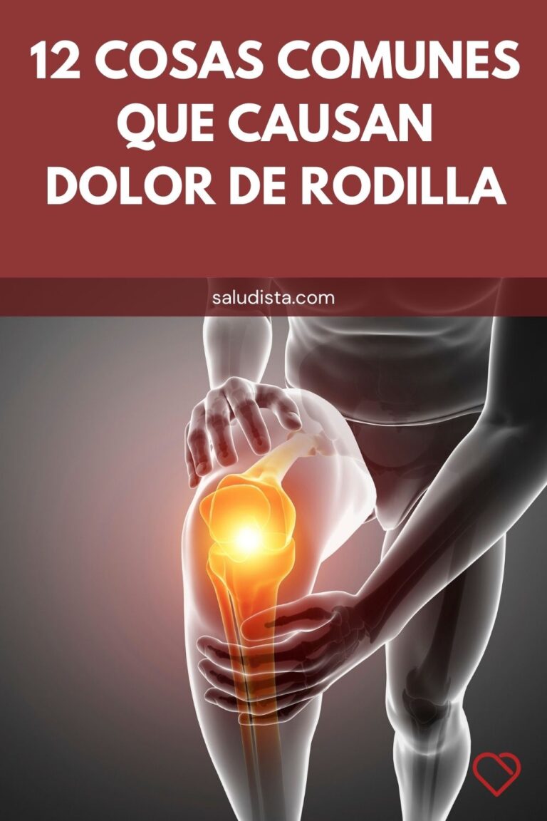 12 Cosas comunes que causan dolor de rodilla