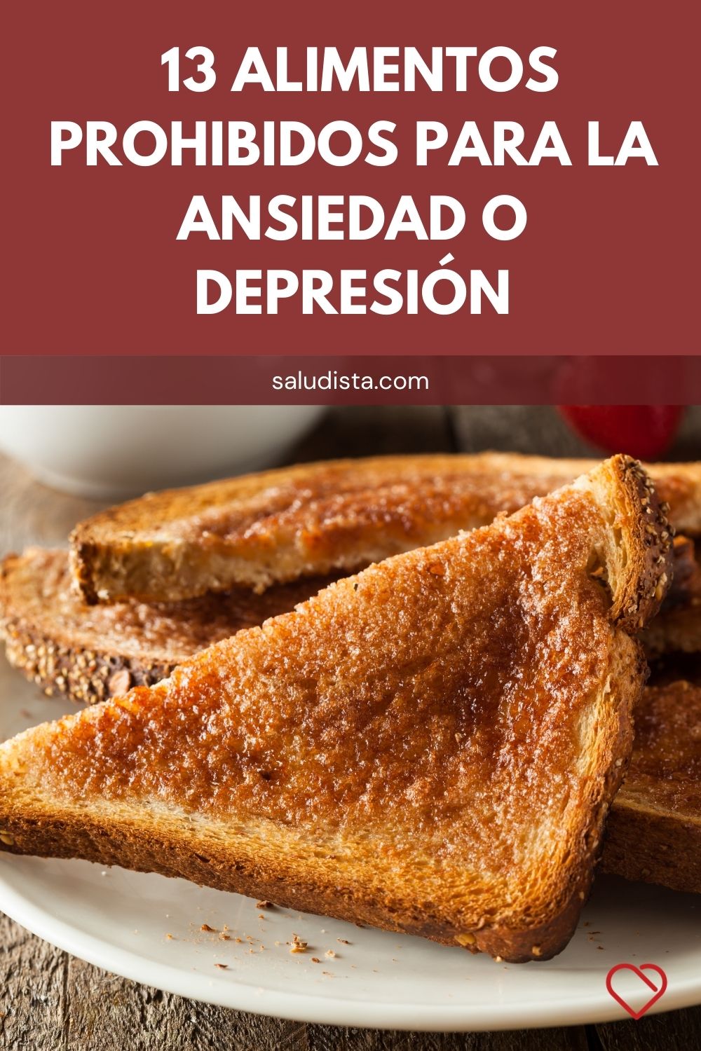 13 Alimentos prohibidos para la ansiedad o depresión